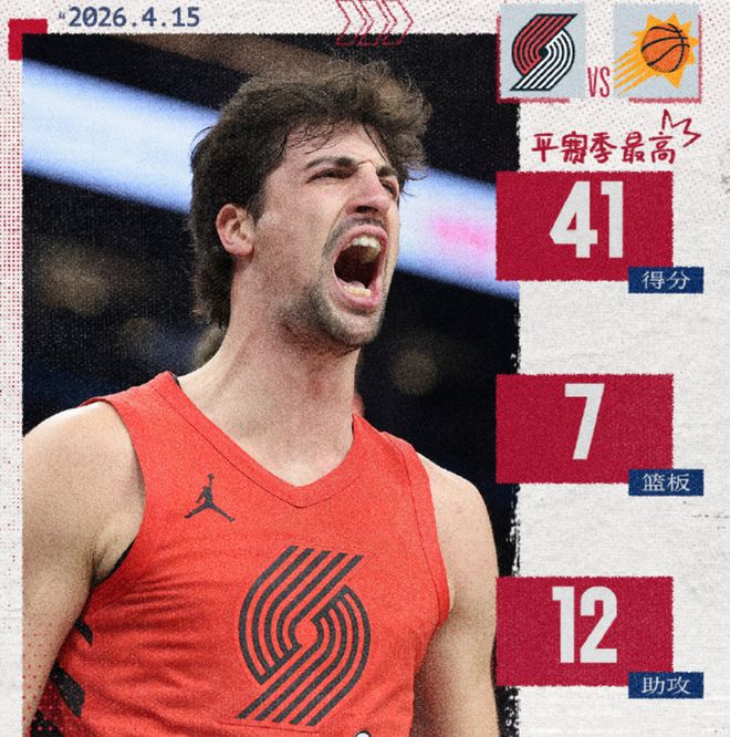 开拓者客场逆转太阳直通季后赛 时隔5年重返赛场