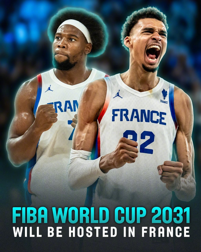 文班领衔法国男篮冲击2031世界杯冠军